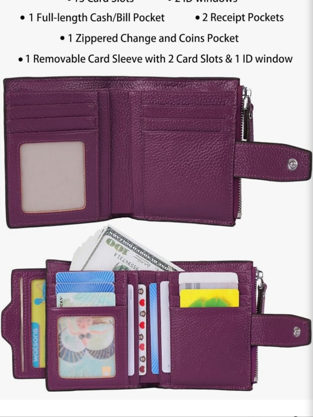 Plum Colored Wallet